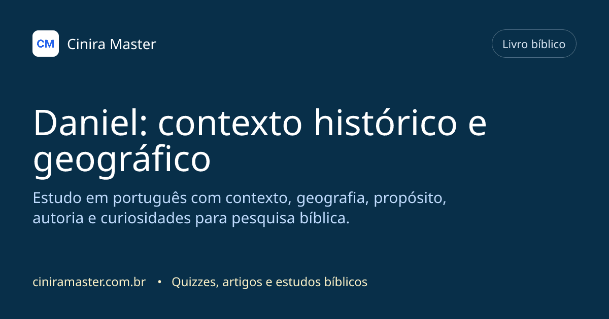 Imagem gerada para o livro bíblico de Daniel