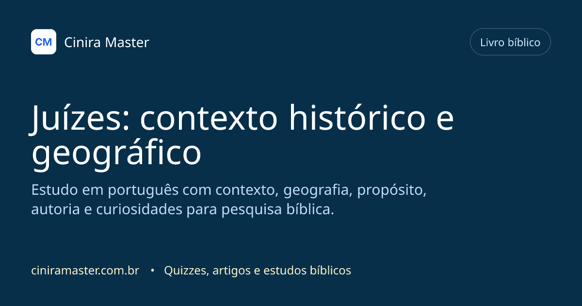Imagem gerada para o livro bíblico de Juízes
