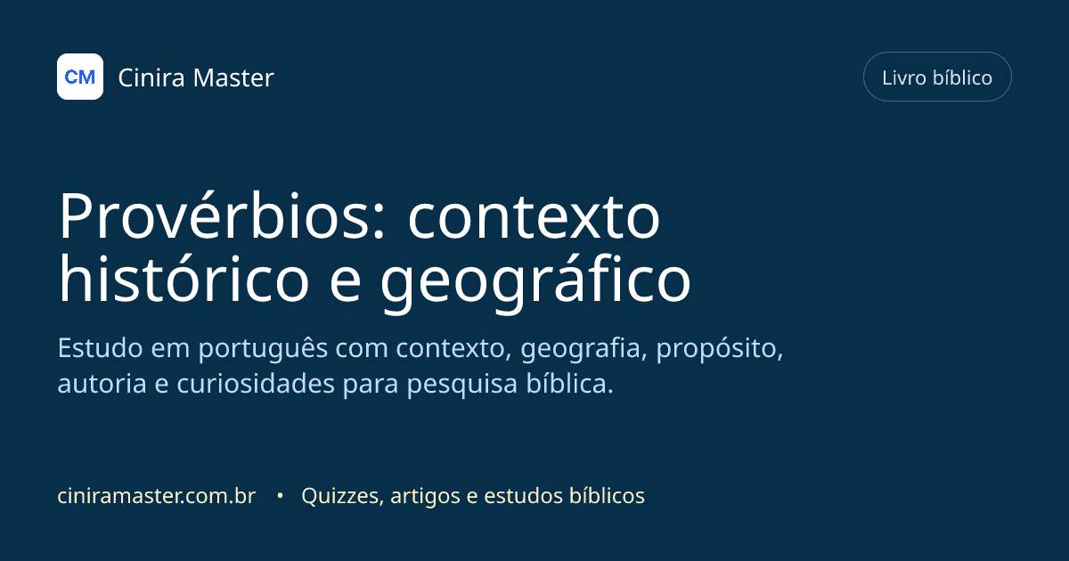 Imagem gerada para o livro bíblico de Provérbios