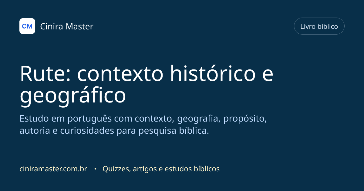 Imagem gerada para o livro bíblico de Rute