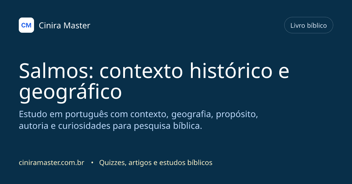 Imagem gerada para o livro bíblico de Salmos