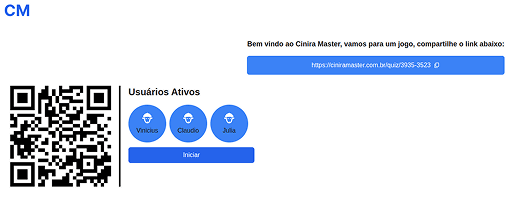 Ilustração mostrando o convite para participar do quiz